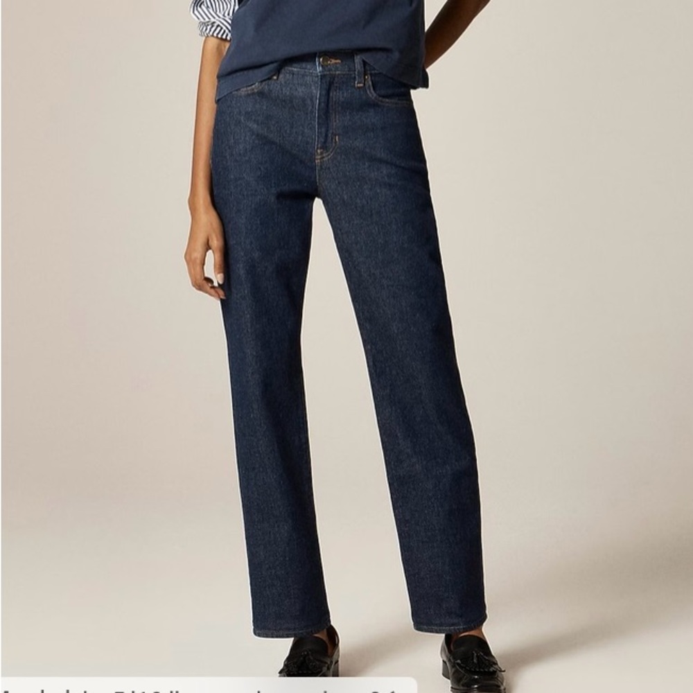 NEW! J. Crew Nipped Straight High Rise Rigid Jeans Size 32 NWT